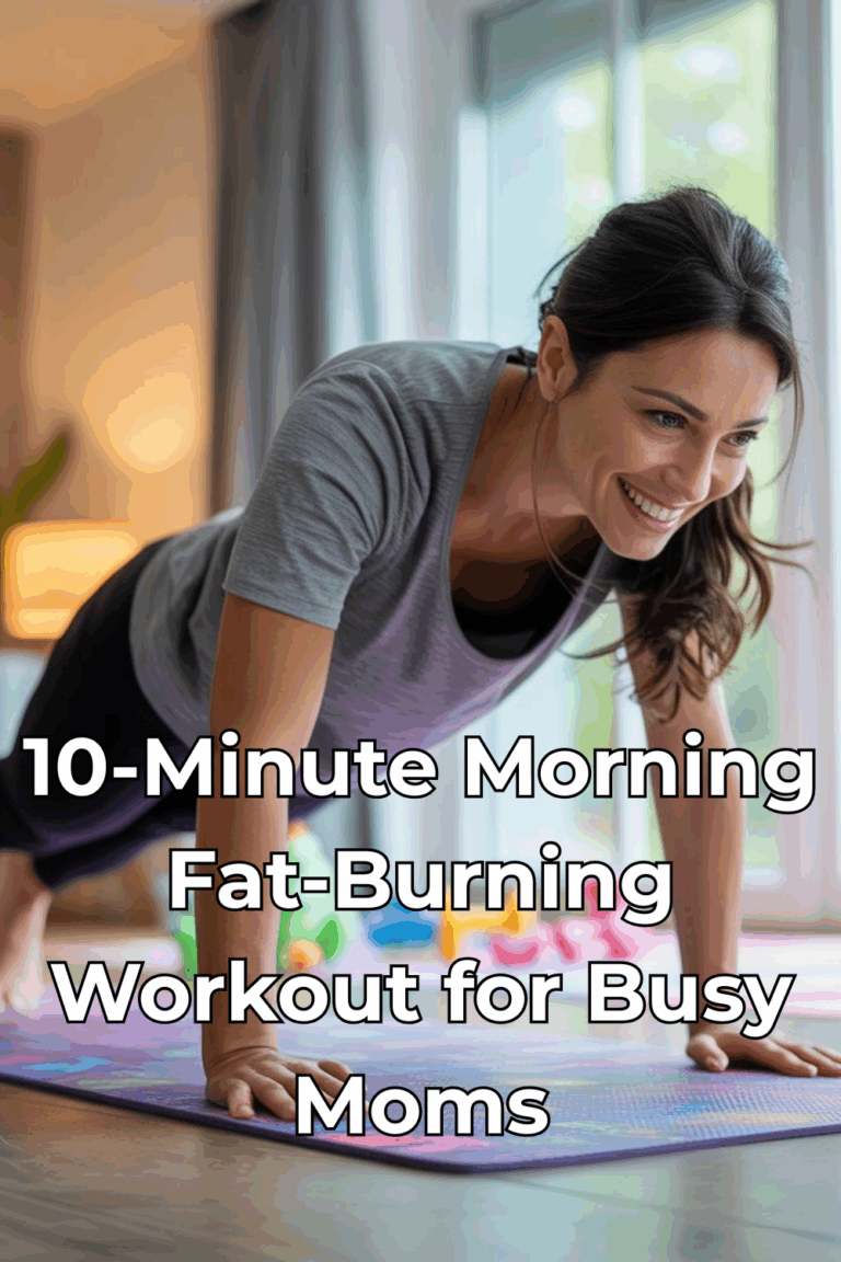 10-Minute Morning Fat-Burning Workout for Busy Moms