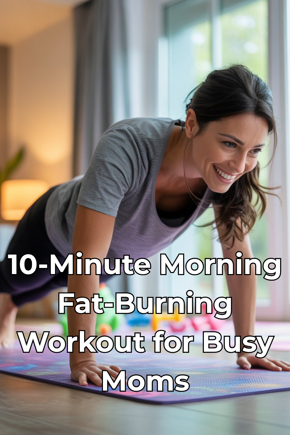 10-Minute Morning Fat-Burning Workout for Busy Moms